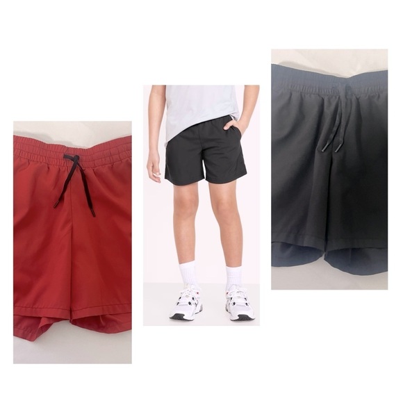 Old Navy Bundle (2) S (6-7) StretchTech Performance Jogger Shorts Quick Dry EUC - Picture 1 of 10